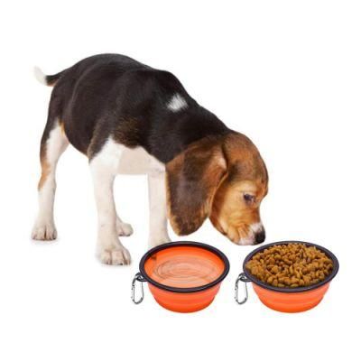 1000ml Dog Bowl Foldable Expandable Cup Dish for Feeding