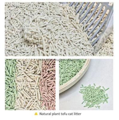 Natural Plant Tofu Cat Litter with Many Fragrance Quickly Clumping