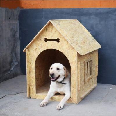 Outdoor House for Dog Bed Cat Cage Wood Furniture Pet Furniture with Oriented Strand Board