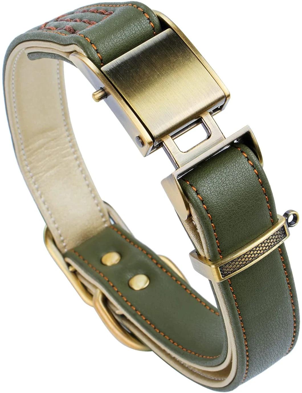 High Quality and Comfort Leather Dog Collar