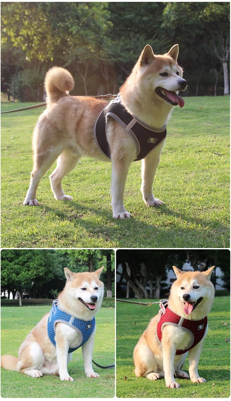 Dog Products, Dog Harness, Reflective No-Choke Pet Vest with Easy Control Handle