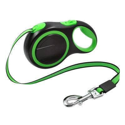 Slip Lead Retractable Roulette Nylon Material Pet Rope Dog Leash