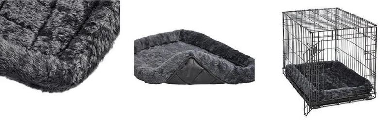 Raised Dog Couch 18-54 Inches Comfortable Padded Polyester Bolster Pet Cushion