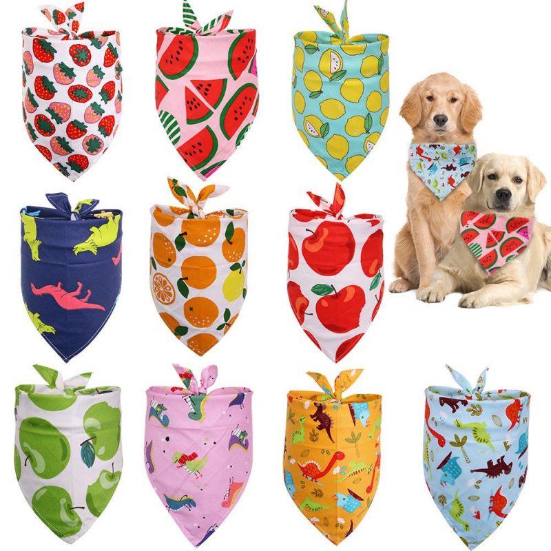 Pet Supplies Dog Saliva Towel Pet Scarf Adjustable Velcro