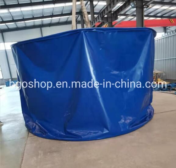30000L Waterproof PVC Tarpaulin Fish Pond with Steel Mesh Fish Tank