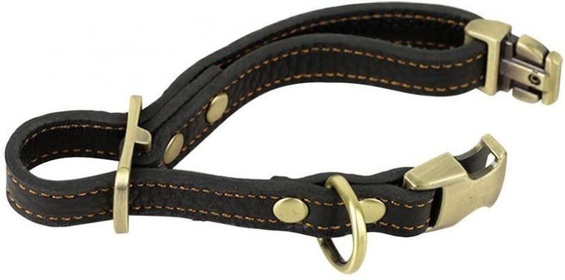 All Natural Real Leather Collar for Dog/Pet 3 Sizes Available Suit for Small Medium and Large Size Dog/Pet 2 Colors Brown and Black