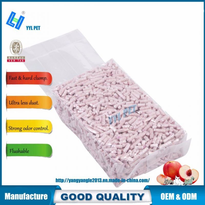 Tofu Cat Litter Added Peach Scent and Easy Scoop