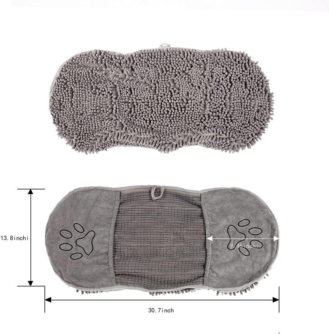 Wholesale Custom Dog Cleaning Shammy Bath Hand Towel Quick Drying