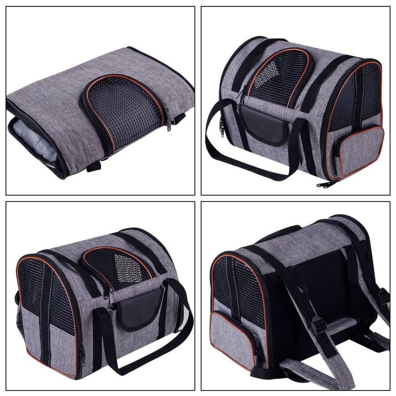 Airline-Approved Soft-Sided Pet Carrier Backpack Small Dogs Cats