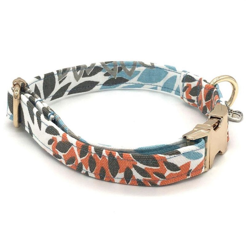 Custom Print Durable Canvas Dog Collar