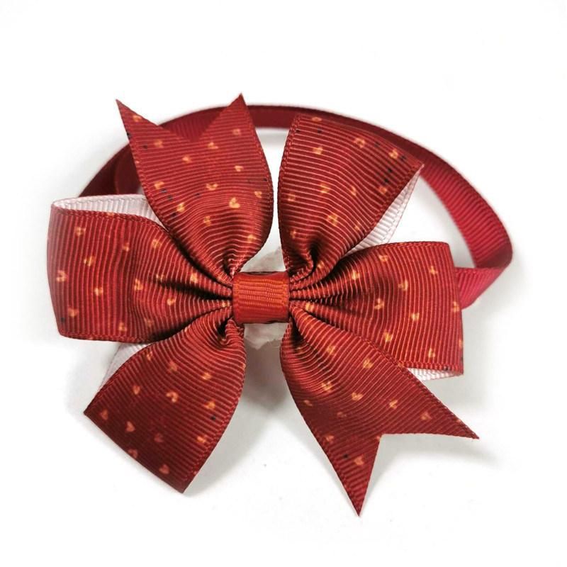 Professional Manufacturer Supplier Pet Dog Bow Collar Tie with Bow Tie for Dogs