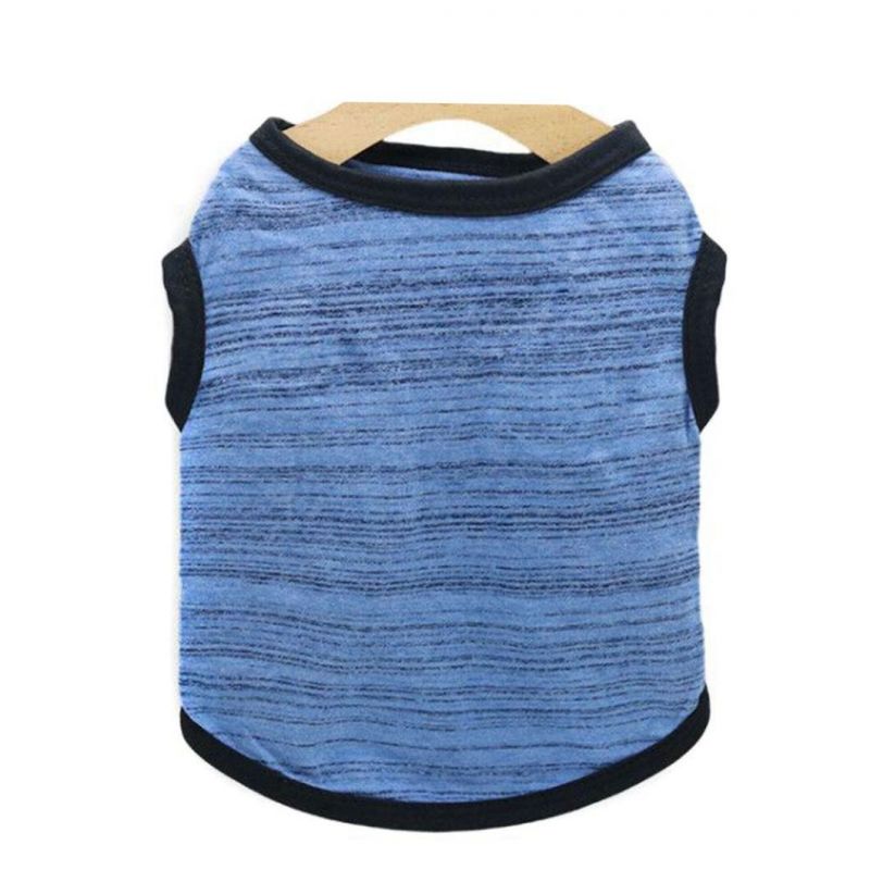 Soft Cotton Dog Shirt Striped Pet T-Shirt