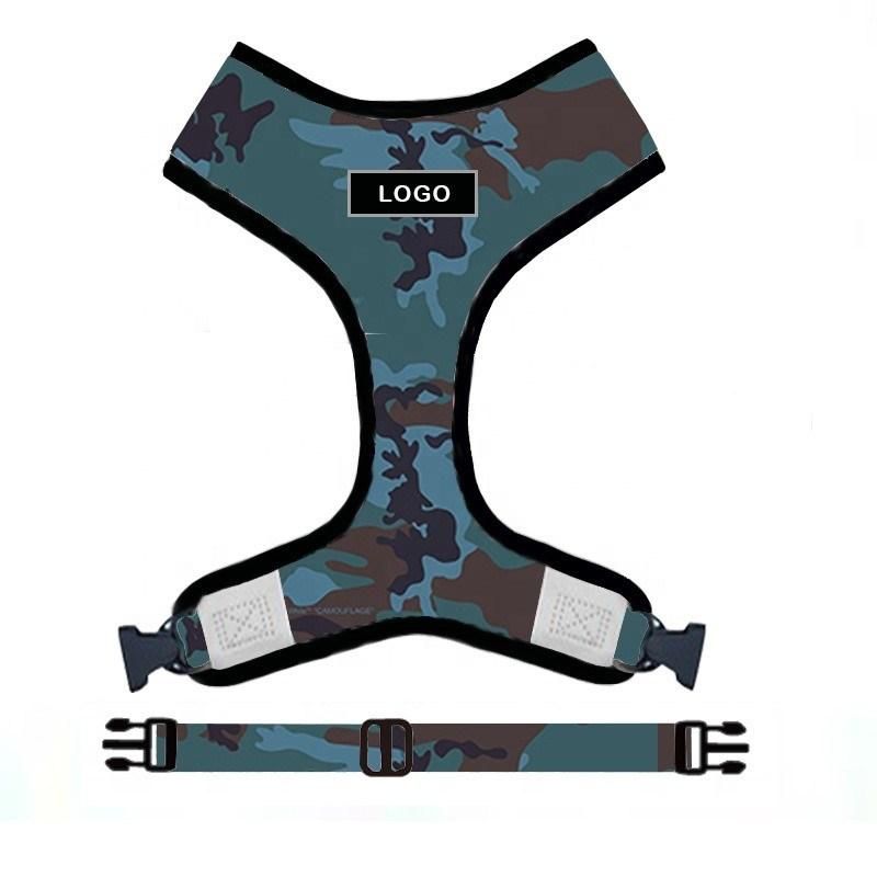 Fashion Customized Pattern Dog Harness Mesh Comfortable Vest Sets