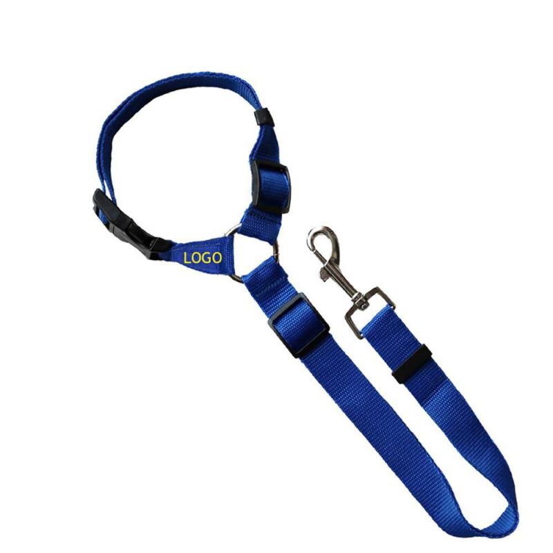 Custom Colorful Nylon Dog Car Seat Belt Collar for Dog Pet Supplier