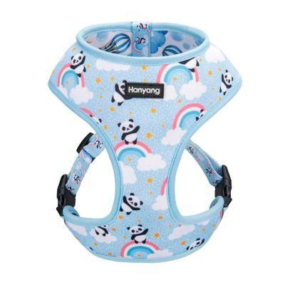 2022 Dog Harness Set Dog Collar Leash Dog Poop Bag Holder Design Reversible Dog Harness Leads Adjustable Custom Dog Harness