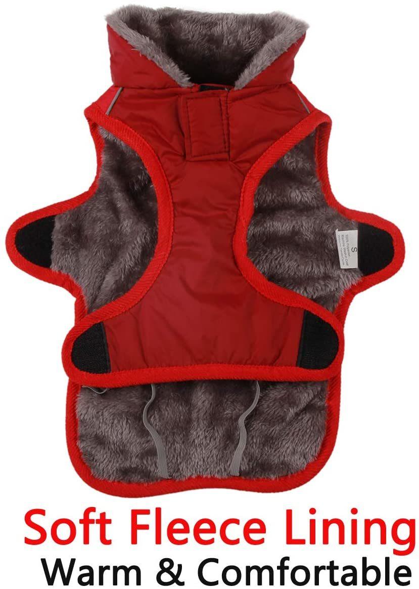 Waterproof Warm Cotton Puppy Jacket for Cold Winter