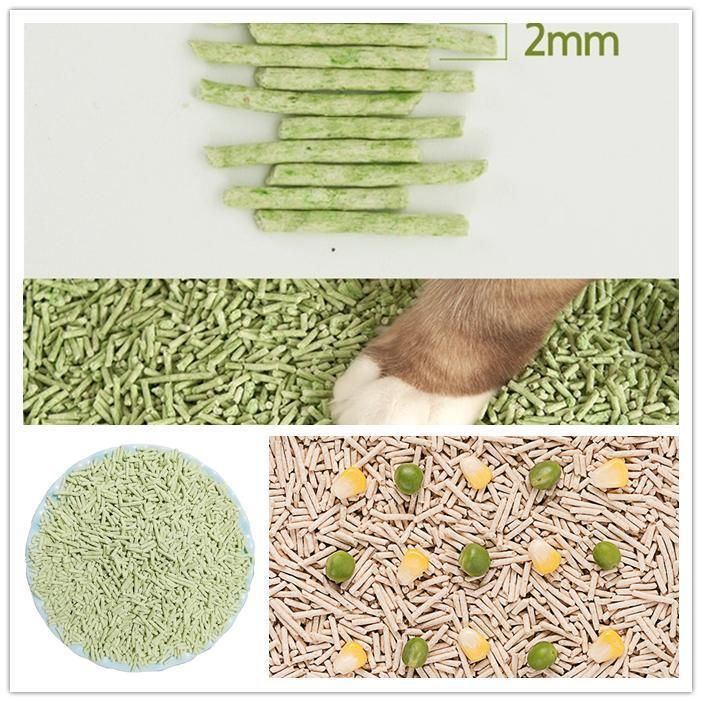 Hot Sale Natural Clumping White Pea Tofu Cat Litter Factory