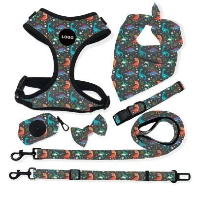 Custom Adjustable Pet Harness Soft Comfortable Pattern Dog Climbing Harness for Pets