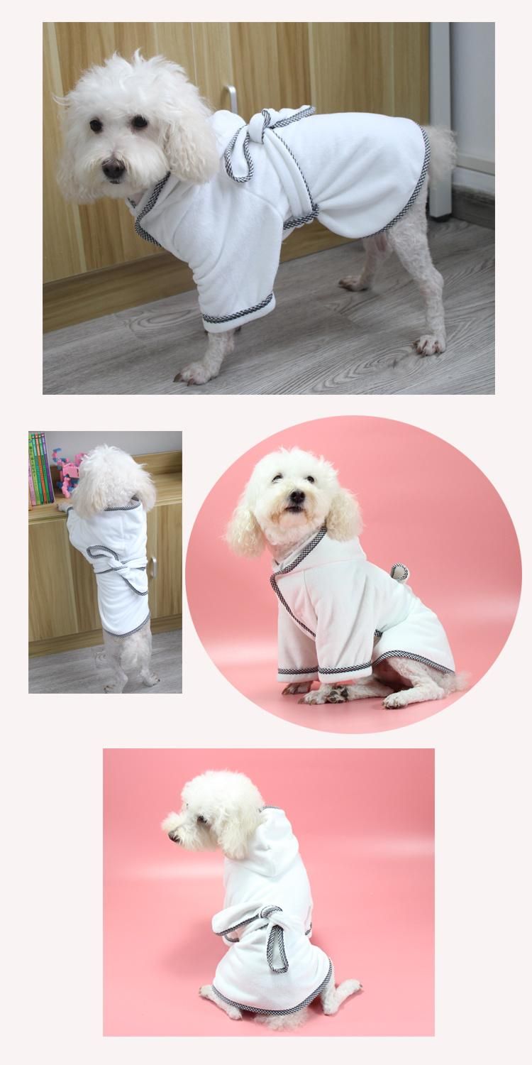 Quickly Dry Soft Absorbent Cat & Dog Casual Clothes Robe