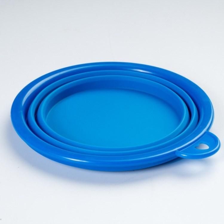 Multi-Purpose Outdoor Pet Water Food Folding Bowl Dispenser