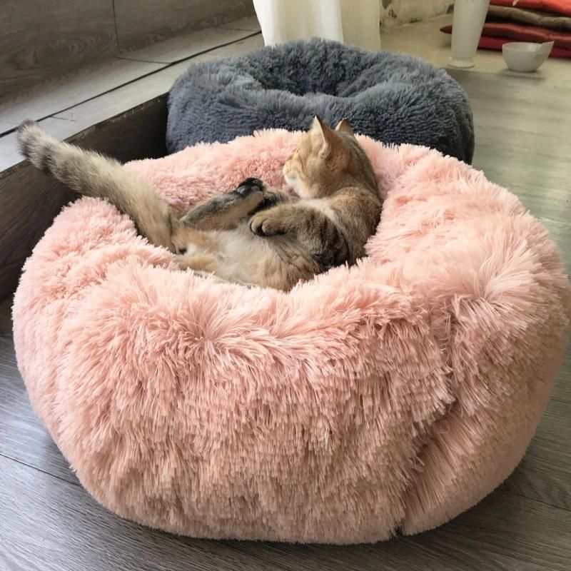 Winter Warm Cat House Soft Sleeping Mats Dog Supplies Pet Bed