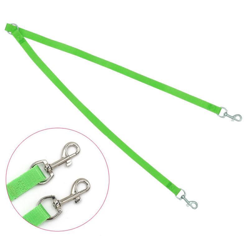 Hot Sales Two Dogs Leash Coupler Double Twin Lead Walking Pet Leash
