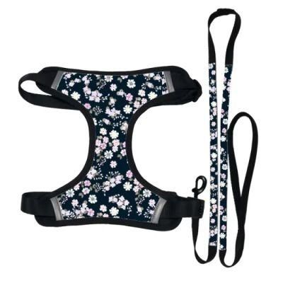 Pet Supplies Dog Harness and Leash Set Strap Adjustable Neoprene Harness Leash and Collar Whole Set/Pet Accessories/Pet Supply/Pet Products