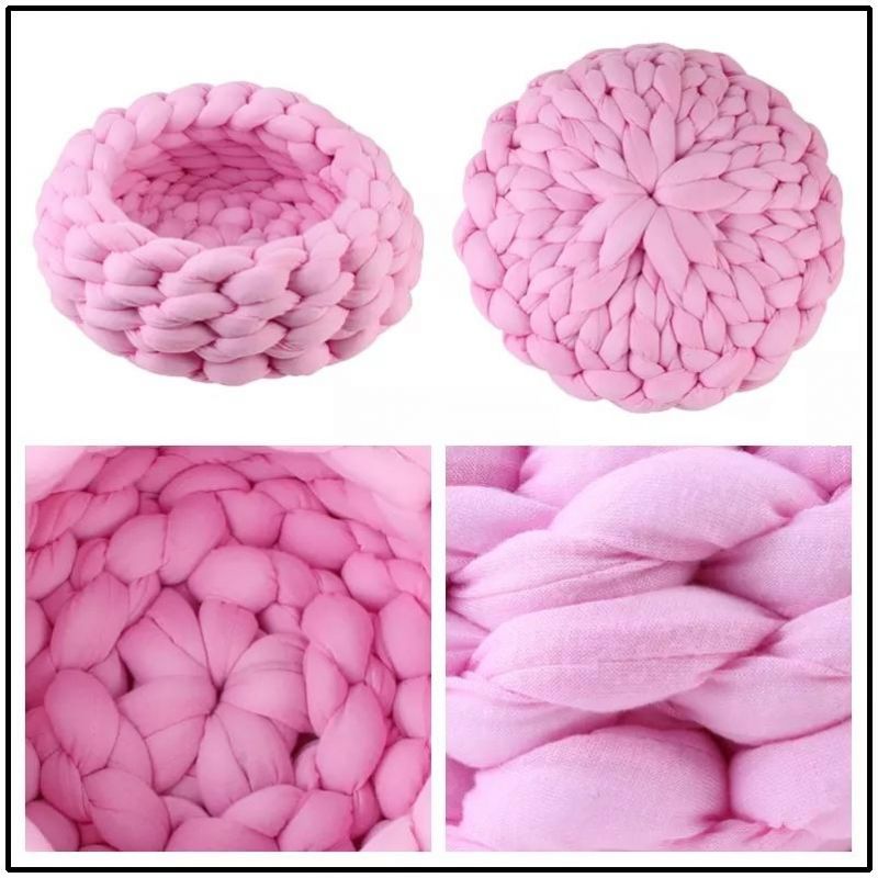 2022foldable Thick Knitted Handmade Pet House Pet Bed for Cats and Dogs