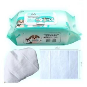 OEM Disposable Pet Dog Cat Cleaning Body Wet Wipes