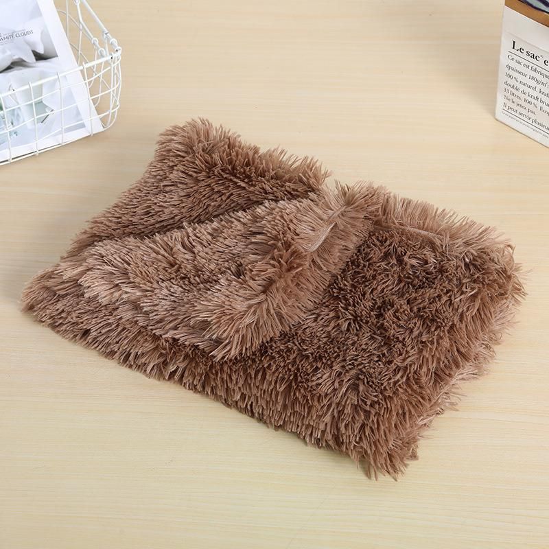 Wholesale Small Medium Large Dogs Cats Fluffy Plush Dog Blanket Pet Sleeping Mat Cushion Mattress Dog Blanket