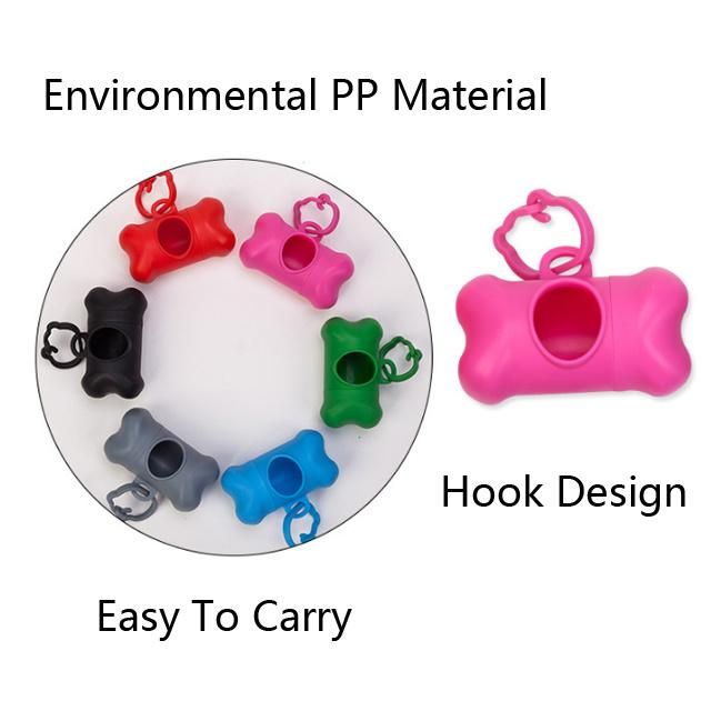 Custom Wholesale Bone Shaped Dog Poop Waste Bag Dispenser Bag Holder