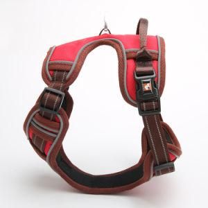 Red New Sport Vest with Reflective Bra Strap for Dogs