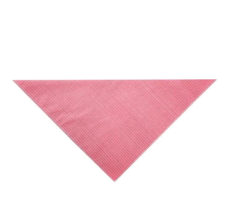Candy Color Plaid Soft Dog Bandana