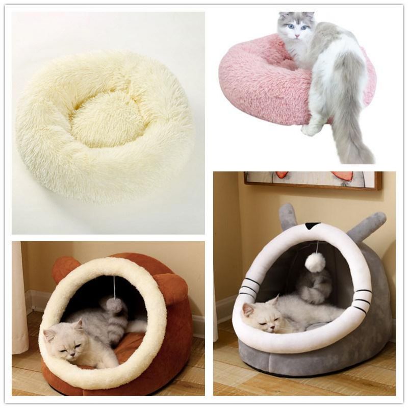 Best Seller High Quality Cat Pattern Sofa Cover Smart Cat Bed Closed Pet Bed with Cover