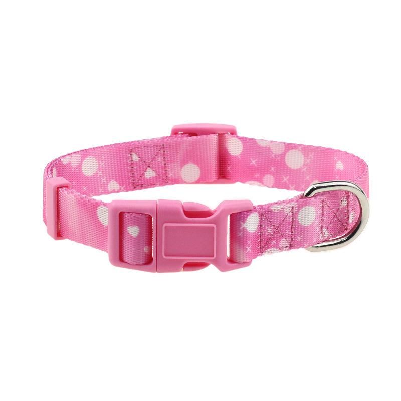 Latest Design Wholesale Pet Suppliers Printed Durable Buckle Dog Collar Designer