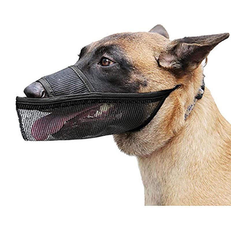 Adjustable Nylon Soft Padded Pet Muzzle Comfortable Dog Mouth Cover