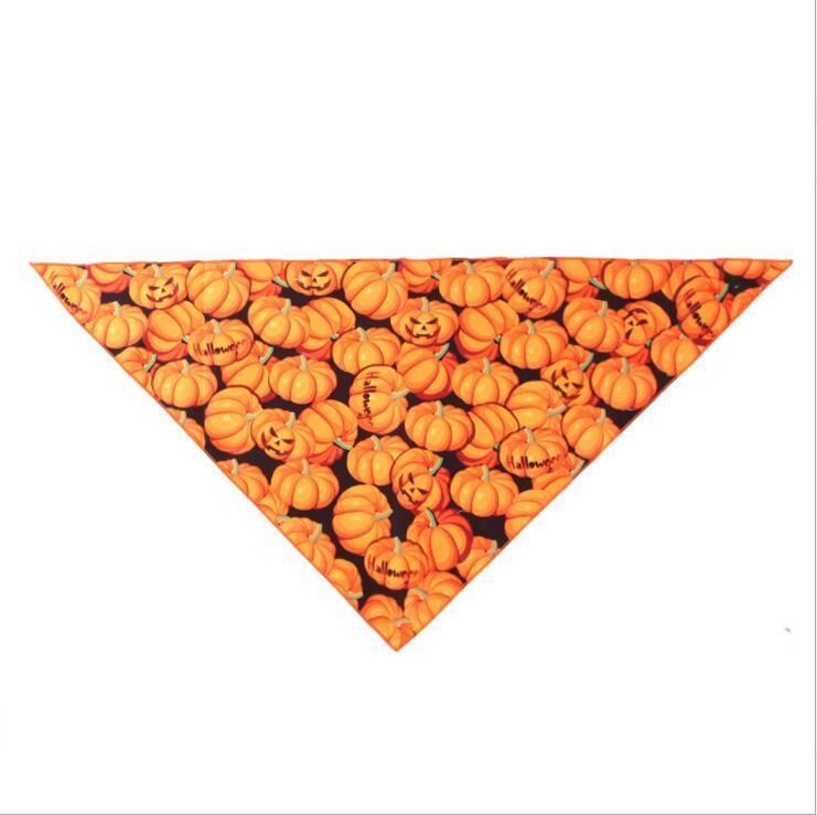 Festival Halloween Adjustable Soft Pet Triangle Scarf Dog Bandana