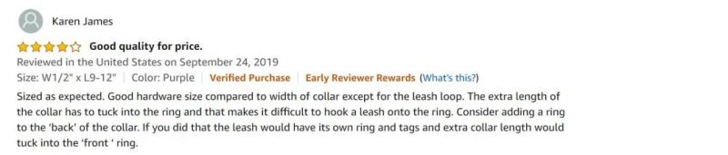 High Quality Strong Material Waterproof Dog Collar