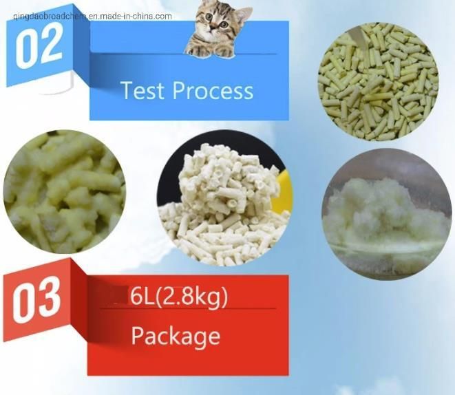 White+Blue 3.5L Macro-Pored High Adsorbent Crystal Cat Pet Litter