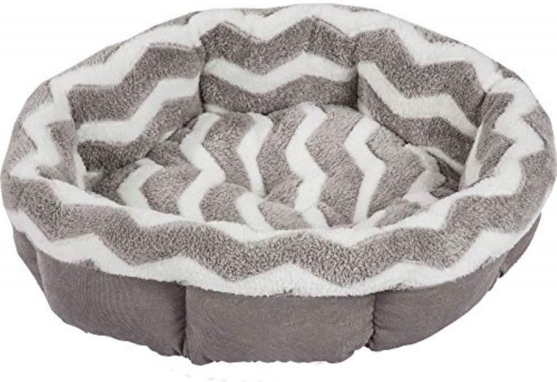 Luxurious Plush Fabric Cute Dog Beds Dog Cushion