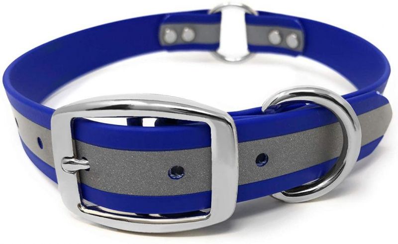 Heavy Duty Reflective Dog Collar – Adjustable Dog Collar with Durable Metal Buckle Dog Collar