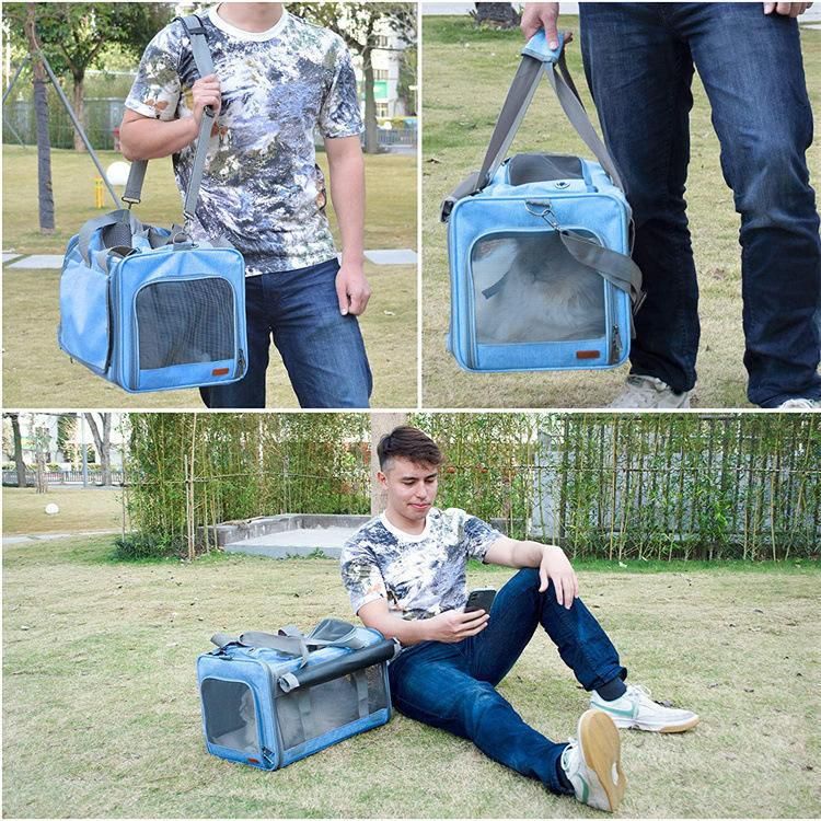 Customize OEM ODM Pet Travel Foldable Pet Carrier Backpack