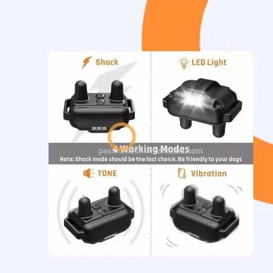 Wholesale Custom Pet Training Tool Anti Barking Device Dog Training Collar with Shock/ Vibration/ Sound/Pet Toy
