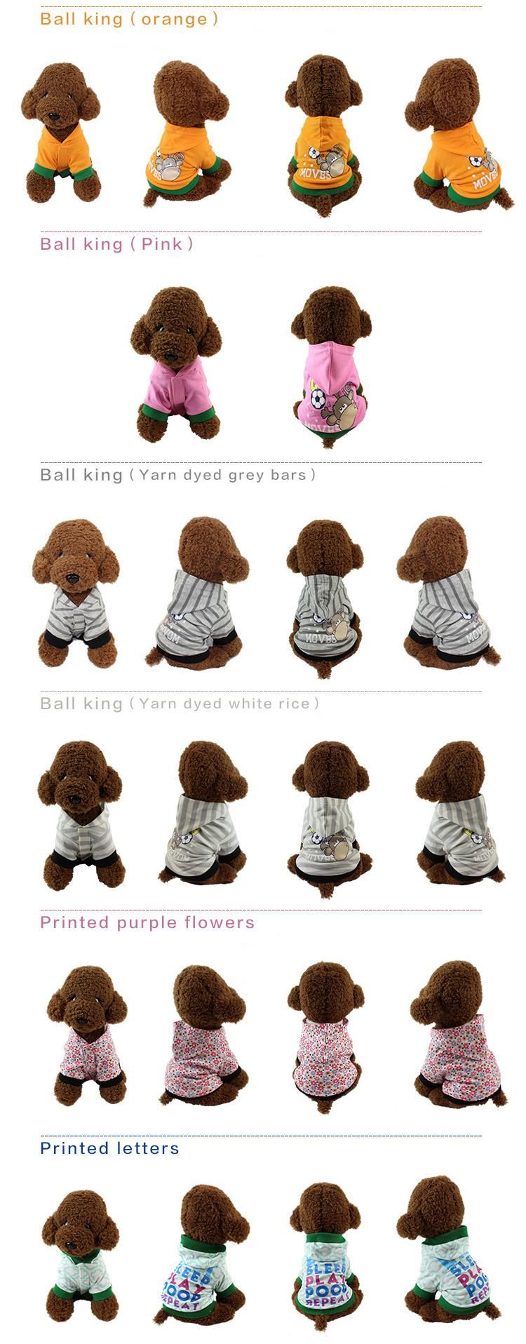 Factory Direct Sales Spring Autumn Style Comfortable Cotton Hoodie Dog Clothing