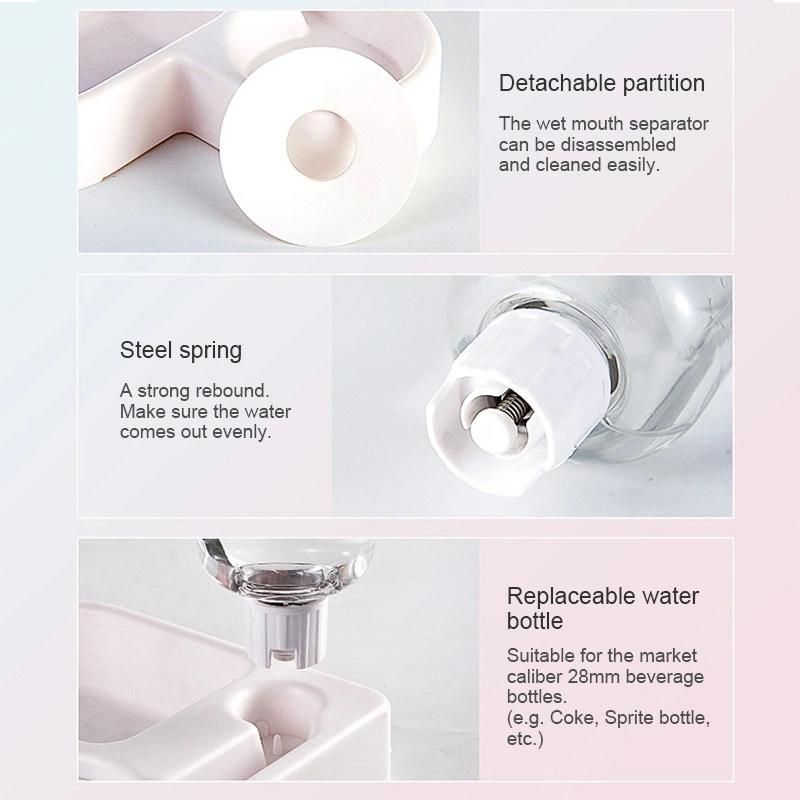 Automatic Water Bottle Dog Bowl for Pet Cat Food Water Feeding Pet Basin Travel Feeder