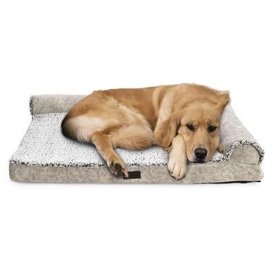 Petstar Soft Orthopedic Chaise Lounge Pet Beds Dog Pet Bed Luxury Edition Sofa Dog Bed