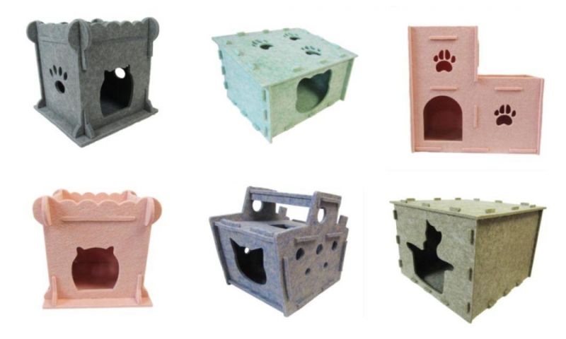 Donut Dog Bed Soft Plush Dog House for Pets