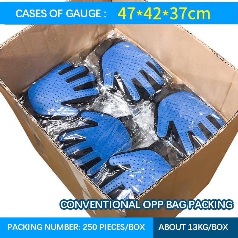 Pet Grooming Glove Waterproof Hair Remove Bath Cleaning