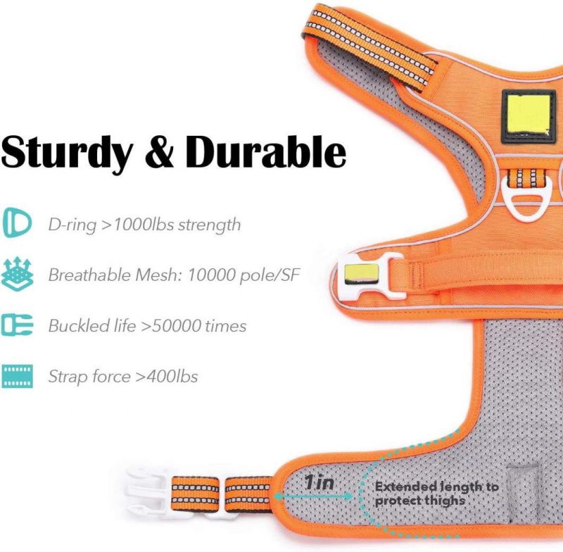 Comfortable Harness with Handle Outdoor Pet Vest