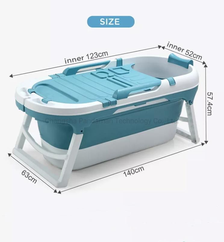 140cm Pet Dog Household Bathtub Plastic Folding Portable Bathtub Shower